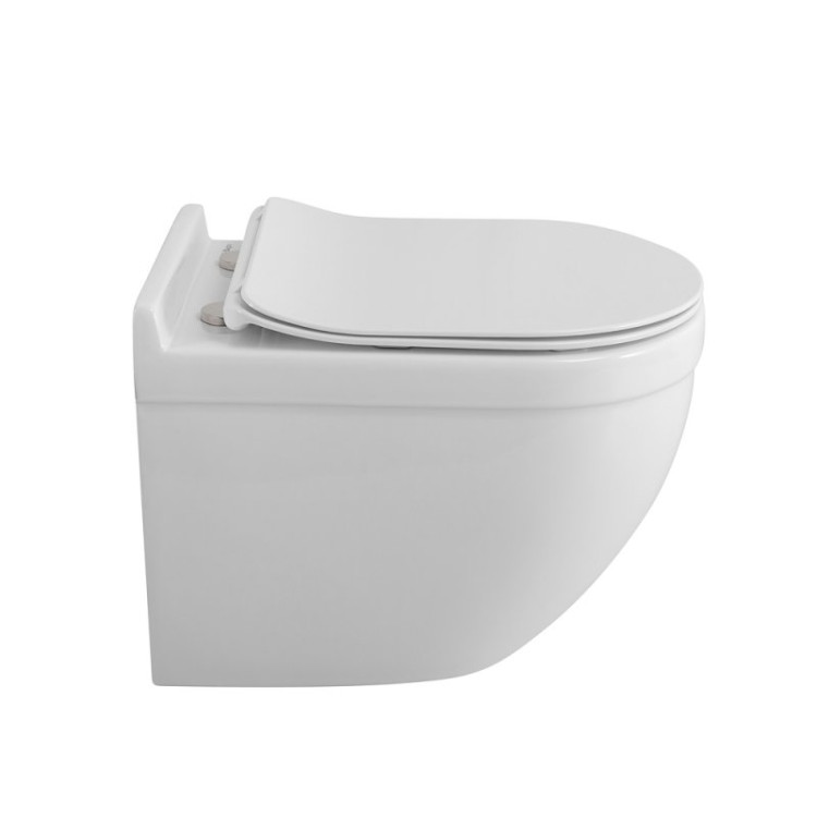 Сиденье дюропластовое с быстросъёмными петлями, механизмом Soft Close Cezares BB2031SC