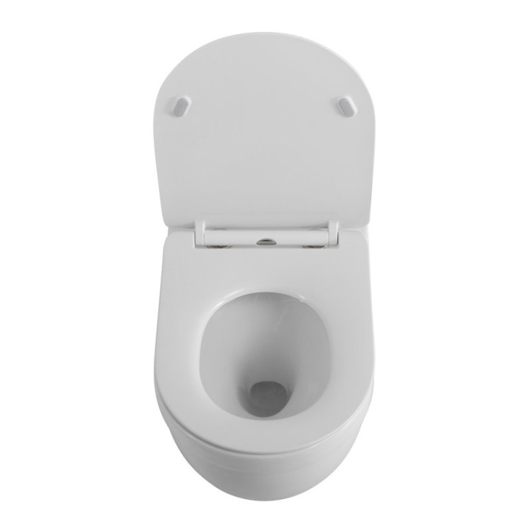 Сиденье дюропластовое с быстросъёмными петлями, механизмом Soft Close Cezares BB2031SC