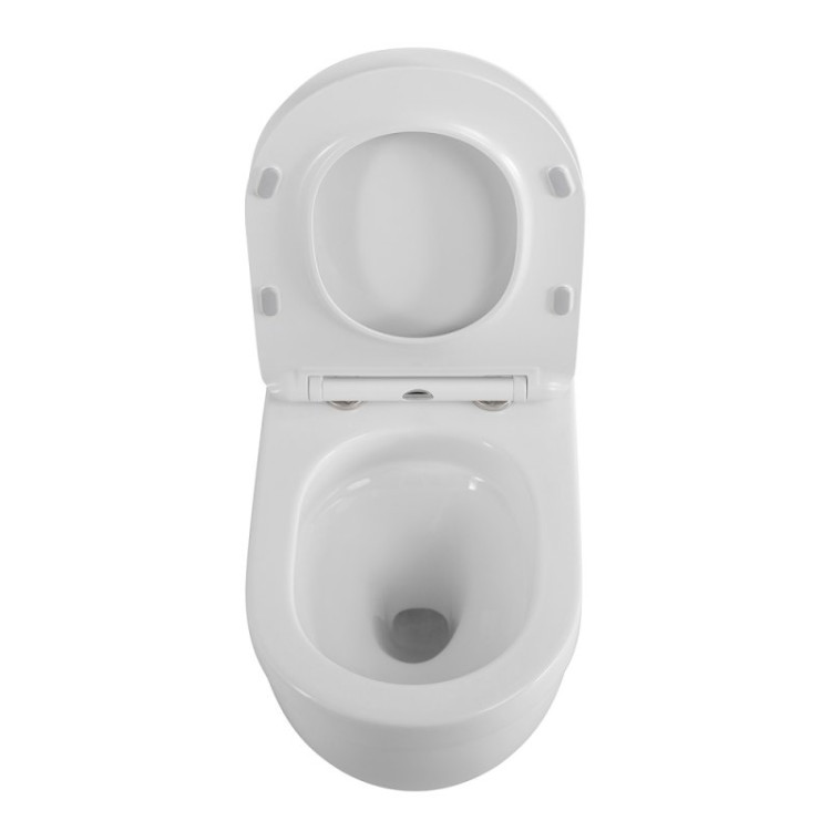 Сиденье дюропластовое с быстросъёмными петлями, механизмом Soft Close Cezares BB2031SC