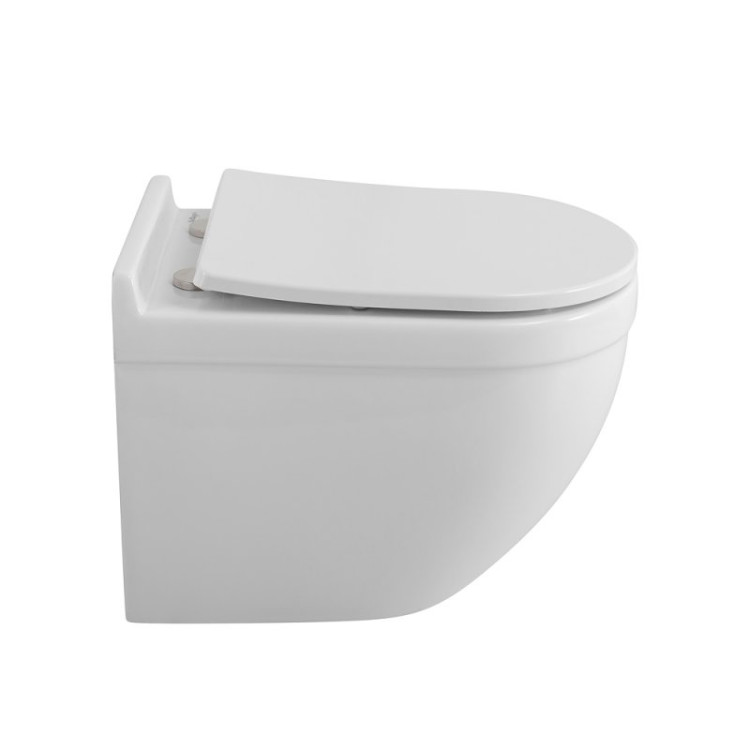 Сиденье дюропластовое с быстросъёмными петлями, механизмом Soft Close Cezares BB2031SC