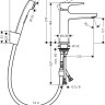 Смеситель для раковины Hansgrohe Metropol 32522000