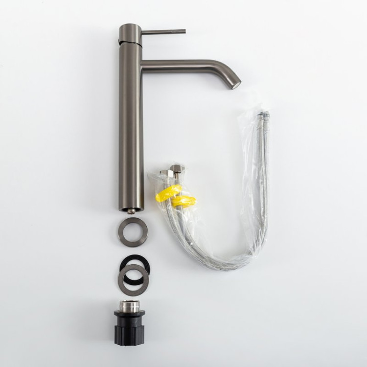 Смеситель для накладной раковины без донного клапана Cezares RELAX-LC1-IN-W0