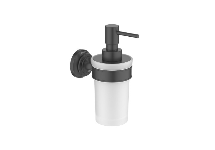 Дозатор Aquatek матовый черный AQ4505MB Классик