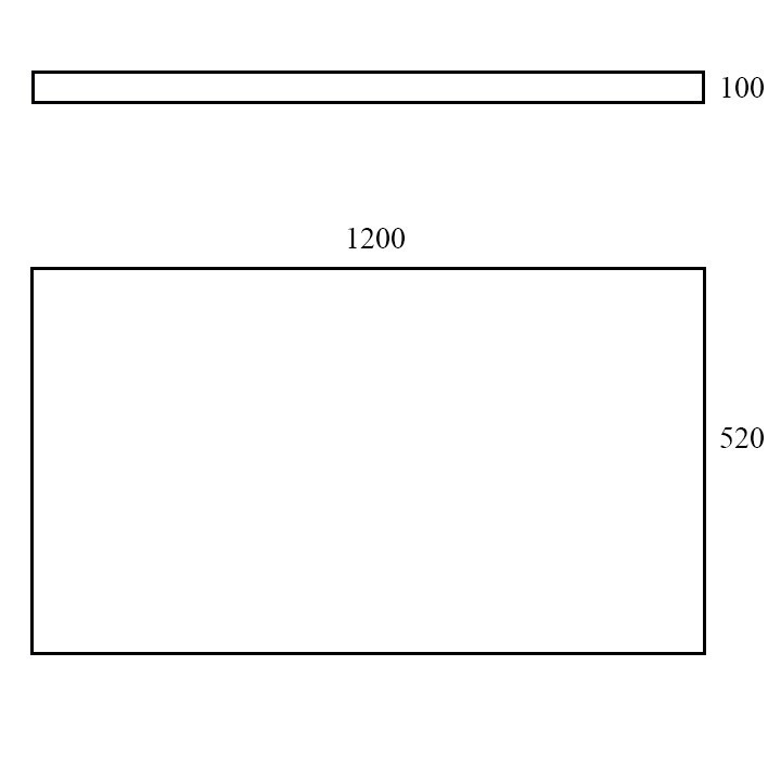 Столешница Kolpa San 120x52x10