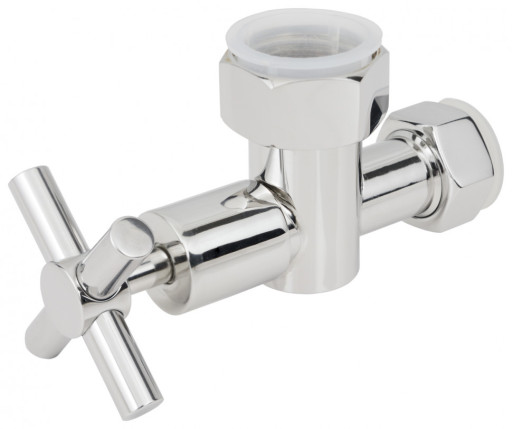 Вентиль Стилье запорный крестовой G 1&quot; НГ х G 3/4&quot; НГ Без покрытия