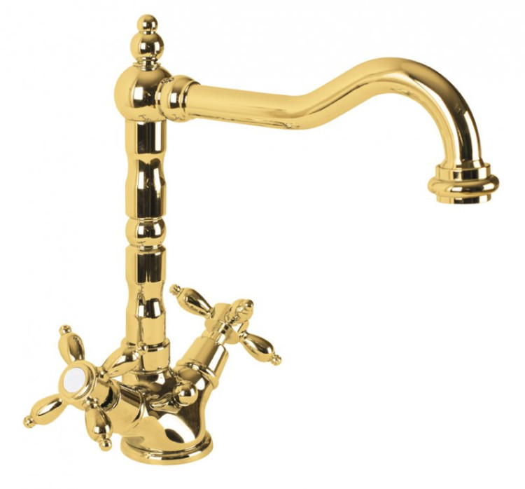 Смеситель для раковины с донным клапаном Cezares NOSTALGIA-LS2-03/24