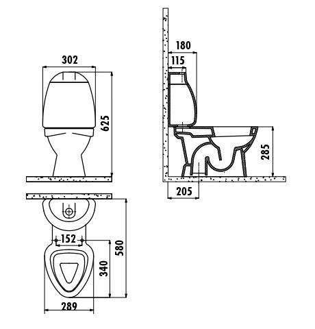 CREAVIT COCUK ДЕКОР Бачок детский