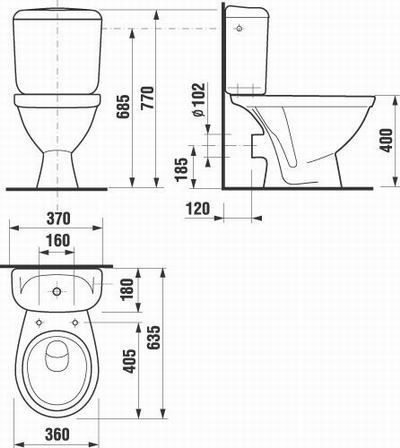 Унитаз компакт Jika Lyra 2423.6