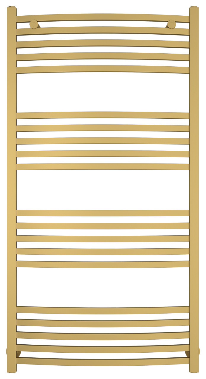 Полотенцесушитель водяной Сунержа Аркус 1200х600 Матовое золото