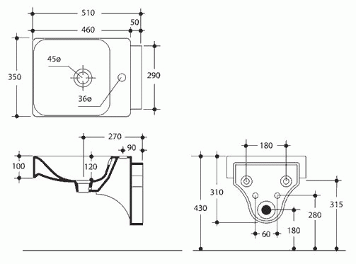 Биде Kerasan Cento 3524