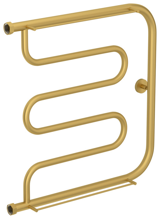 Полотенцесушитель водяной Сунержа Лира 2 полки 600х600 Матовое золото