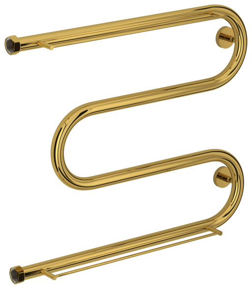 Полотенцесушитель водяной Сунержа М-образный 2 полки 500х650 Золото