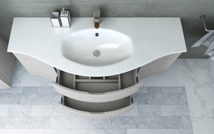 Шкафчик подвесной с одной распашной створкой, левый, 34x40x55 Cezares 54849