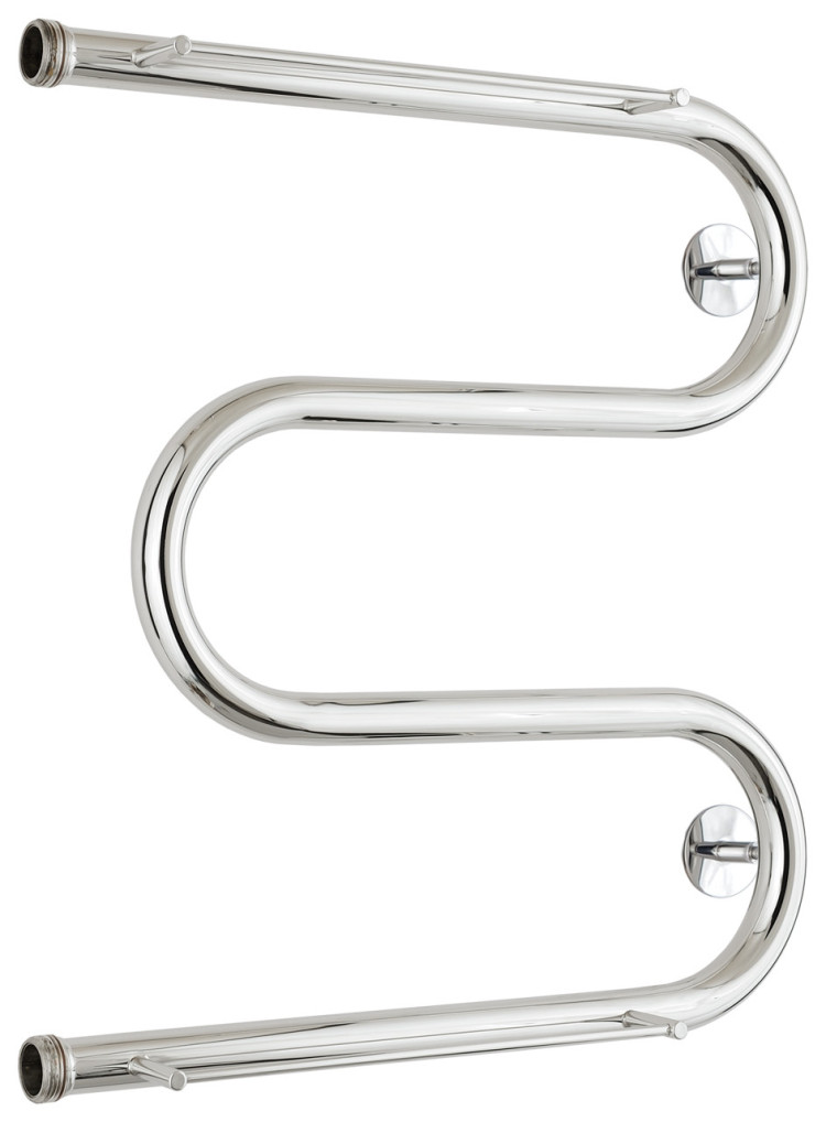 Полотенцесушитель водяной Стилье М-образный 2 полки 500х500 резьба-сгон 1