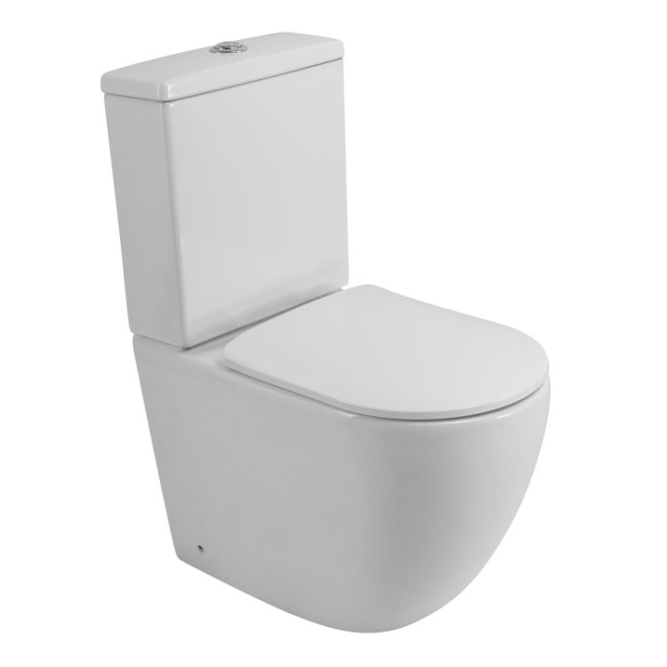 Сиденье быстросъемное, дюропласт, soft close, металлическое крепление Cezares BB051-2SC