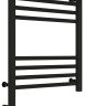 Полотенцесушитель электрический Сунержа Богема с полкой 3.0 500х400 / МЭМ левый Матовый чёрный