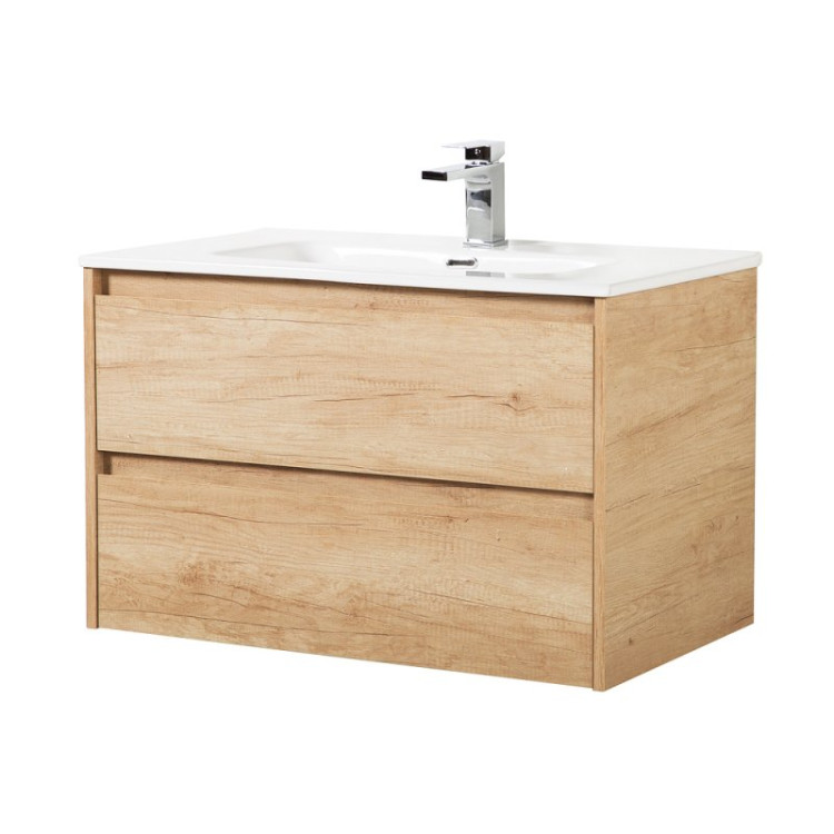 База под раковину подвесная с двумя выкатными ящиками BelBagno KRAFT-900-2C-SO-RT