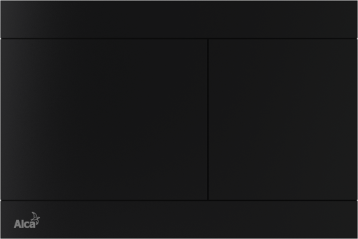 Кнопка управления для скрытых систем инсталляции, нержавеющая сталь-черный мат Alcadrain FUN-BLACK