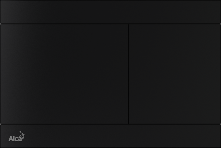 Кнопка управления для скрытых систем инсталляции, нержавеющая сталь-черный мат Alcadrain FUN-BLACK