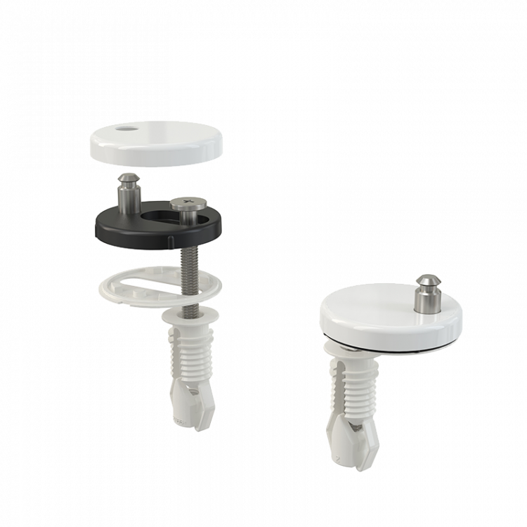 Петли с верхним монтажом, пластиковая крышка Alcadrain P105B