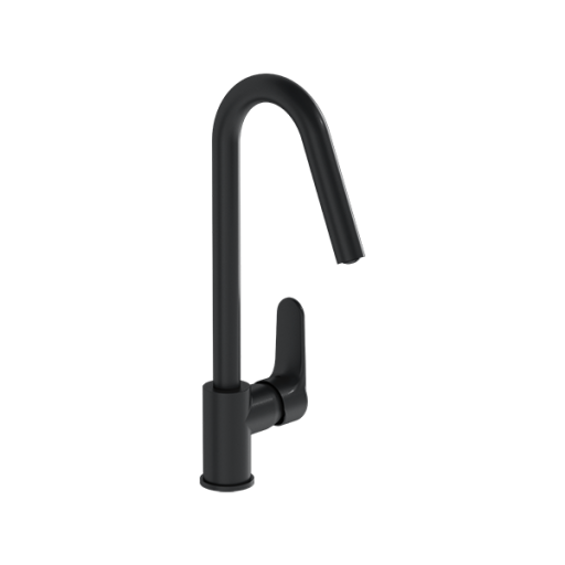 Смеситель Root Round для кухни, матовый черный
