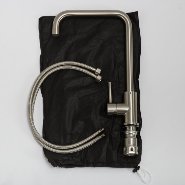 Смеситель для кухни, нержавеющая сталь BelBagno BB-LAM03A-IN