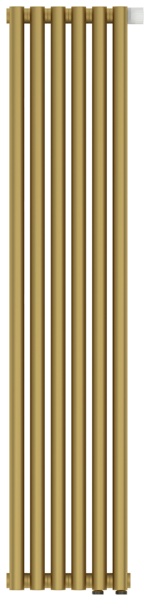 Отопительный радиатор Сунержа Эстет-11 EU50 1200х270 6 секций Матовое золото