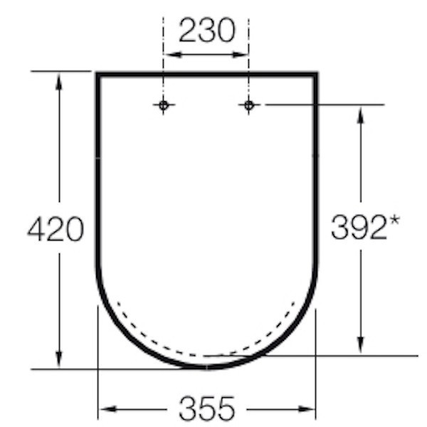 Крышка-сиденье для унитаза Roca Dama-N 80178C004