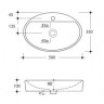 Раковина Kerasan Cento 3551