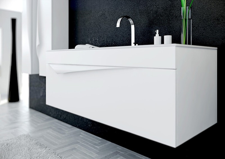 Тумба под раковину Aqwella Папируc 100 подвесная