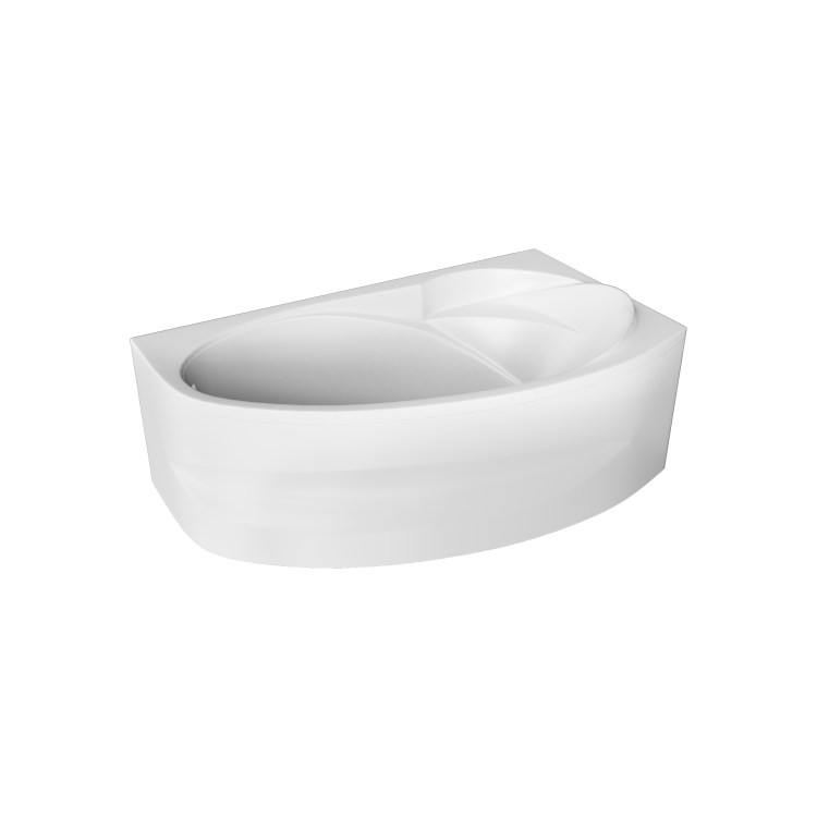 Ванна акриловая асимметричная 1Marka JULIANNA 170*100 R