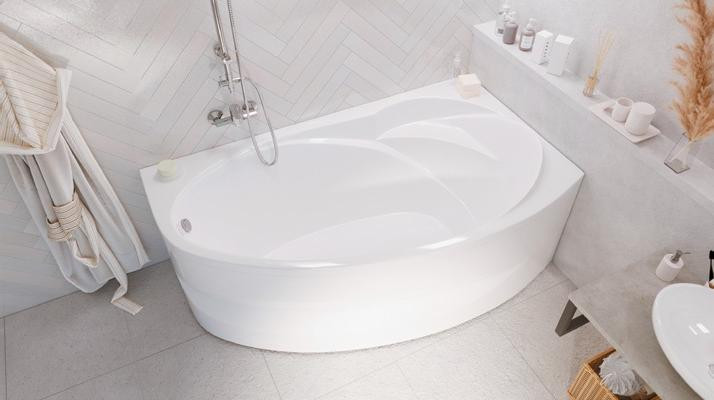 Ванна акриловая асимметричная 1Marka JULIANNA 170*100 R