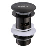 Сливной набор для раковины Aquatek, матовый черный AQ6001MB