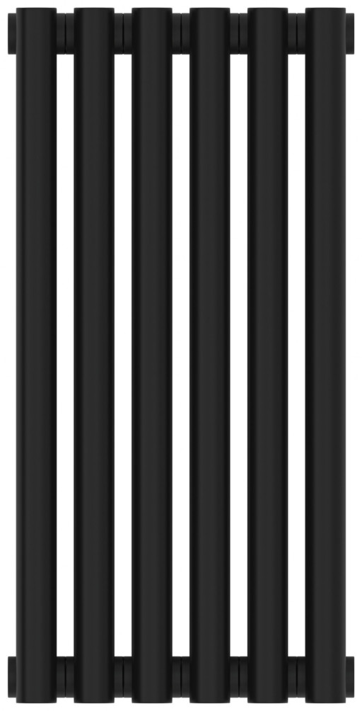 Отопительный радиатор Сунержа Эстет-11 500х270 6 секций Матовый чёрный