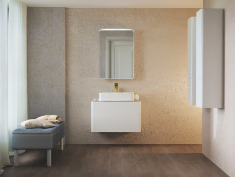 Тумба под раковину Raval Pure 80 подвесная