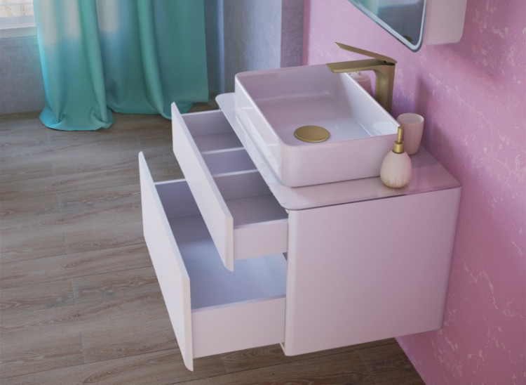 Тумба под раковину Raval Pure 80 подвесная