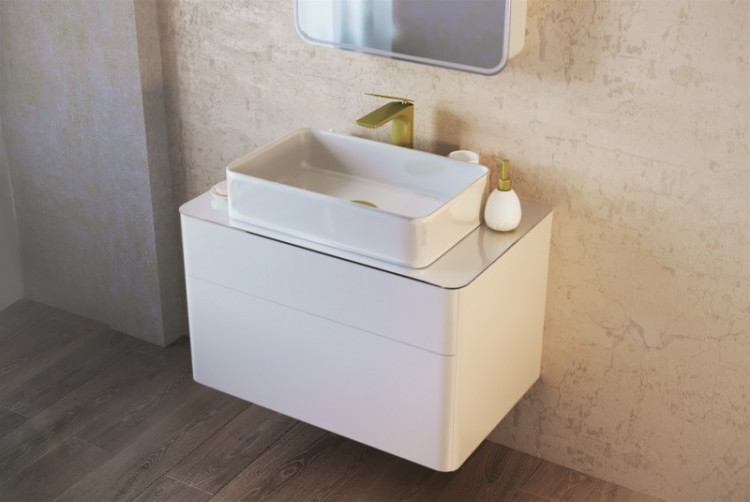 Тумба под раковину Raval Pure 80 подвесная