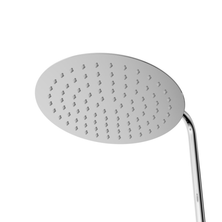 Душевая стойка со смесителем и изливом, верхним и ручным душем Cezares UNIQUE-VSCM-CRM