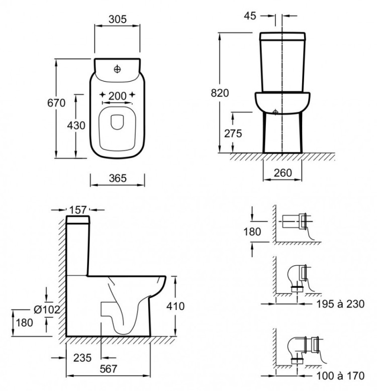 Унитаз Jacob Delafon Replay 4974K-00