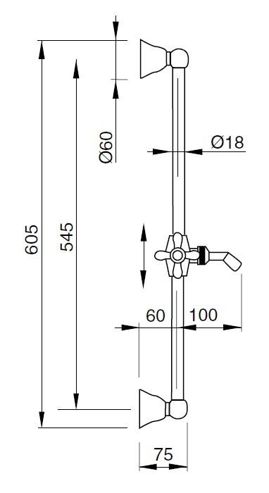 Душевой гарнитур Cezares LORD-SD-02-Bi