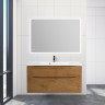 Раковина из литьевого мрамора, 1100x450x150 BelBagno BB1100/450-LV-MR-PR
