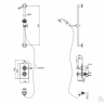 Душевая стойка c встроенным термостатом TF1H
