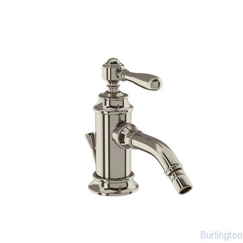 Смеситель однорычажный для биде, 1 отв, ручка - левер, никель [ARC13 + ARC67 NKL]