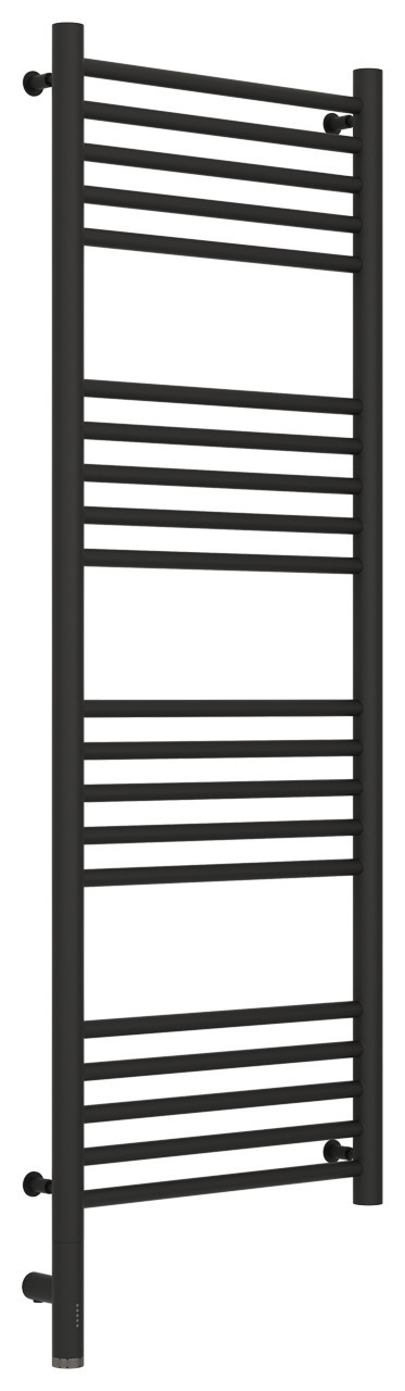 Полотенцесушитель электрический Сунержа Богема 3.0 прямая 1200х400 МЭМ левый Тёмный титан муар