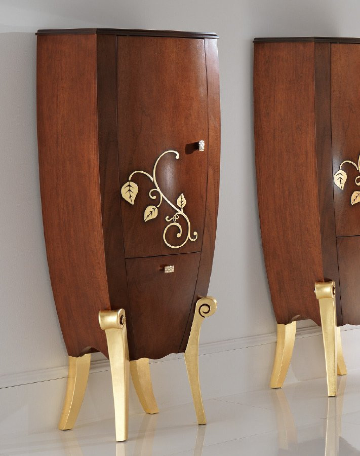 Колонна с одной распашной дверцей и одним выдвижным ящиком Cezares MARGCOLO.04