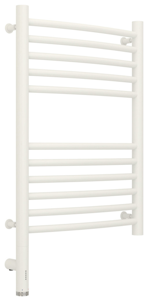 Полотенцесушитель электрический Сунержа Богема 3.0 выгнутая 600х400 МЭМ левый Матовый белый