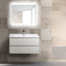 База под раковину подвесная с двумя выкатными ящиками BelBagno KRAFT-900-2C-SO-PP