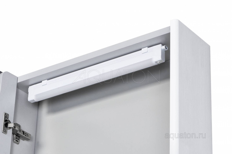 Зеркальный шкаф Aquaton Сильва 60 дуб полярный 1A216202SIW70