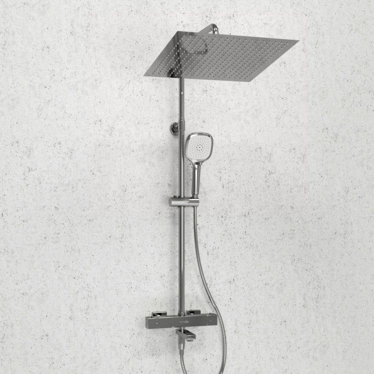 WasserKRAFT A199.119.065.010.CH Thermo Душевой комплект с термостатическим смесителем