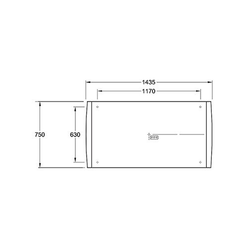 Зеркало Villeroy&Boch Aveo New Generation 145 с подсветкой